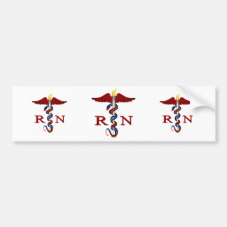 RN Caduceus Bumpersticker