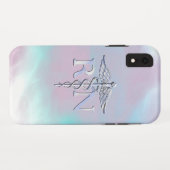 RN Caduceus Medical Moeder Pearl Decor Case-Mate iPhone Case (Achterkant (horizontaal))