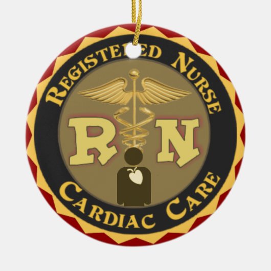 RN CARDIAC CARE CCU CHRISTMAS ORNAMENT NURSE (Voorkant)