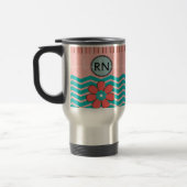RN Chevron Pattern Pink en Blue Reisbeker (Links)