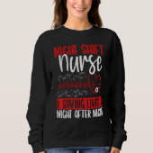 RN CNA Appreciation Night Shift Nurse saving Lives Trui (Voorkant)