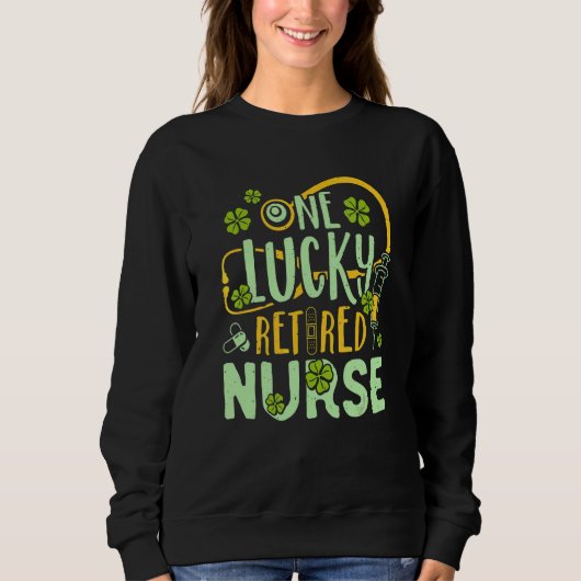 Rn Doctor Lucky Leaf Ierland St Patrick Ret Trui (Voorkant)