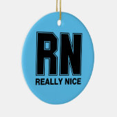 RN Echt mooi keramisch Ornament (Rechts)