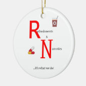 RN Funny Ornament (Links)