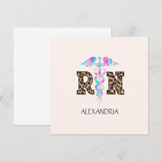 RN geregistreerde luipaard (Voorkant / Achterkant)