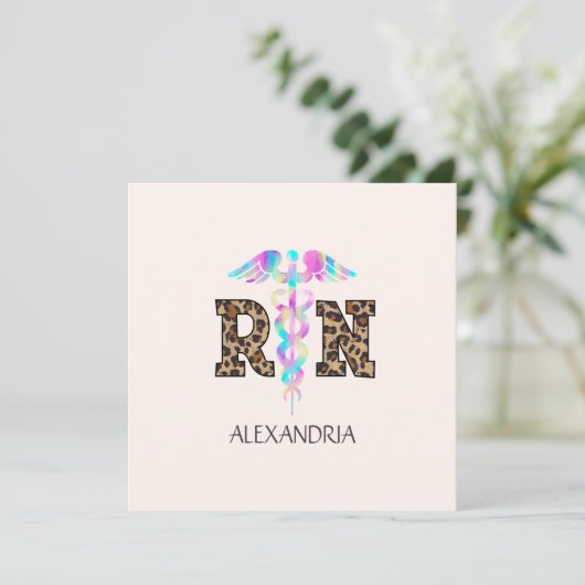 RN geregistreerde luipaard (Staand voorkant)