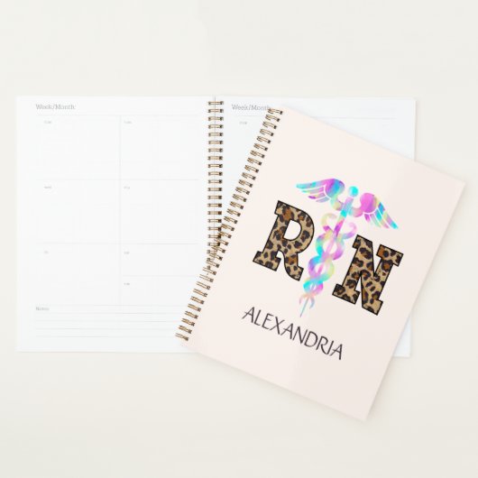 RN geregistreerde luipaard Planner (Display)