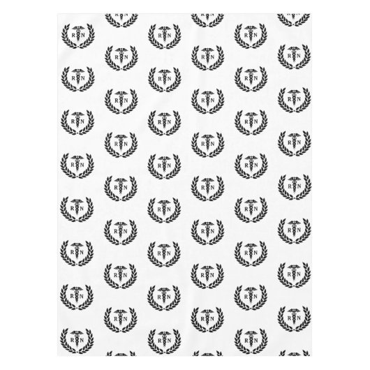 RN Geregistreerde Nurse School Afstuderen Partij Tafelkleed (Voorkant)