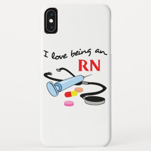 RN geregistreerde verpleegster Case-Mate iPhone Case (Achterkant)