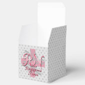 RN Geregistreerde Verpleegster, Roze Kruis Swirls Bedankdoosjes (Geopend)