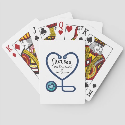 RN geregistreerde verpleegsters Gifts Pokerkaarten (Achterkant)