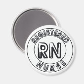 RN GEREGISTREERDE VERSE LOGO BADGE MAGNEET (Voorkant / Achterkant)
