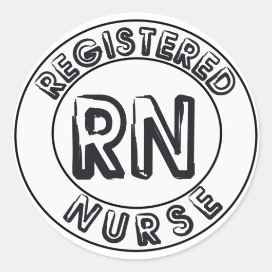 RN GEREGISTREERDE VERSE LOGO BADGE RONDE STICKER (Voorkant)