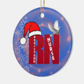 RN GERREGISTREERDE VERSE CHRISTMAS ORNAMENT SANTA  (Links)