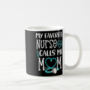 Rn Gift Mijn favoriete verpleegster noemt me mama Koffiemok