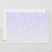 RN Graduation Party Foto Paars Glitter Kaart (Achterkant)