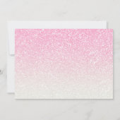 RN Graduation Party Photo Pink Glitter Kaart (Achterkant)