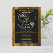 RN Graduation Party Ze is klaar om de Shots te bel Kaart (Staand voorkant)