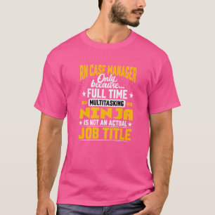 Rn Hoesje Manager-taak Titel geregistreerd verplee T-shirt
