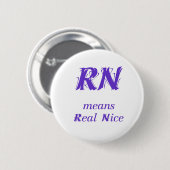 RN in het paars Ronde Button 5,7 Cm (Voorkant /achterkant)