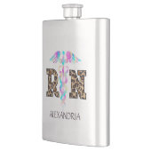 "RN" in Leopard Print- Kleurrijke Medische Logo Flacon (Links)