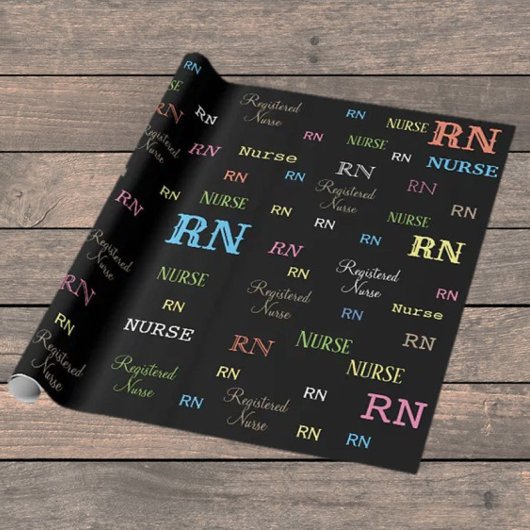 RN-inpakpapier (GEREGISTREERD VERPLEEGKUNDIGE) Cadeaupapier