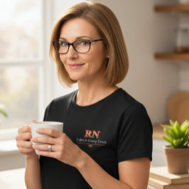 RN Kalme in elke crisis elegante T-shirt