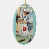 RN kerstversiering Keramisch Ornament (Rechts)