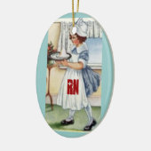 RN kerstversiering Keramisch Ornament (Links)