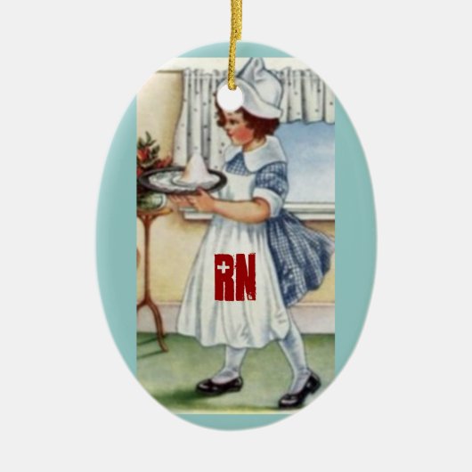 RN kerstversiering Keramisch Ornament (Voorkant)