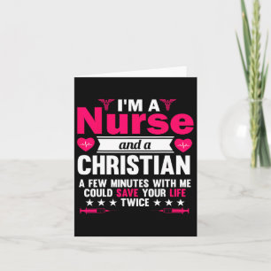 Rn Lvn Cna Nurse Afstudeerder Christelijk Cool Nur Kaart