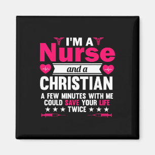 Rn Lvn Cna Nurse Afstudeerder Christelijk Cool Nur Magneet