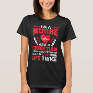 Rn Lvn Cna Nurse Afstudeerder Christelijk Cool Nur T-shirt