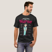 RN LVN Nurse Anatomy Scrub Cool Nursing Afstuderen T-shirt (Voorkant volledig)