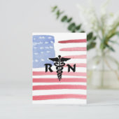 RN Medisch symbool Briefkaart (Staand voorkant)