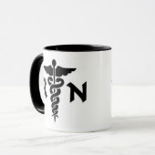 RN Medisch symbool Mok (Voorkant links)