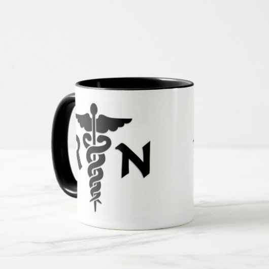 RN Medisch symbool Mok (Voorkant links)