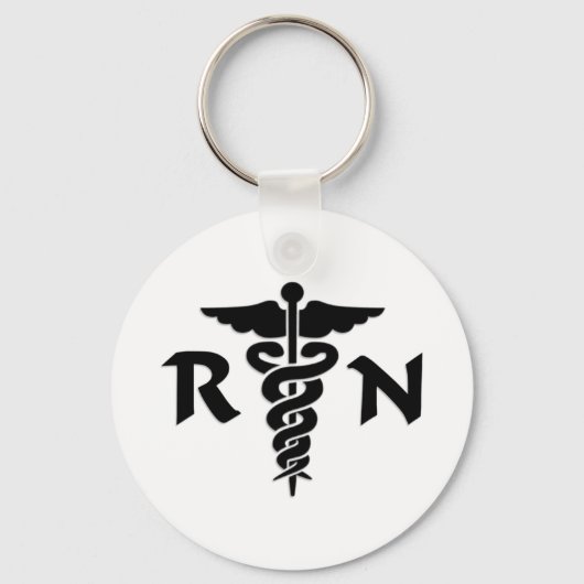 RN Medisch symbool Sleutelhanger (Voorkant)