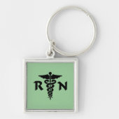 RN Medisch symbool Sleutelhanger (Voorkant)