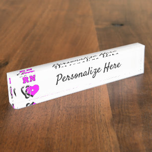 RN Naam zorgverlener Bord Naambordje