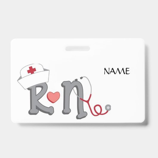 RN Name Badge (Voorkant)