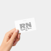 RN Name Badge (Handheld)