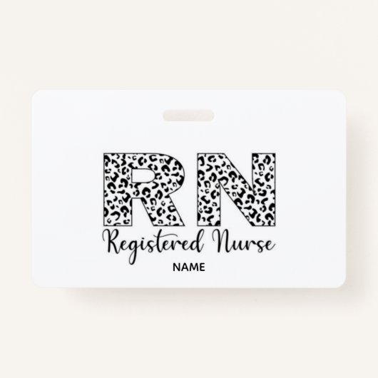 RN Name Badge (Voorkant)