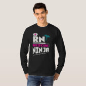 RN Ninja Nurse For Nurses Nursing For Nurses T-shirt (Voorkant volledig)