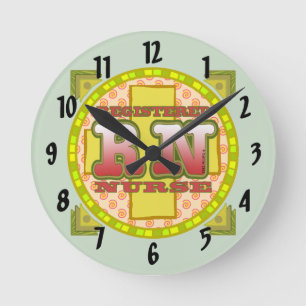 RN Nurse Cross Letters klok