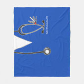 RN Nurse Gift Idea Fleece Blanket (Voorkant)