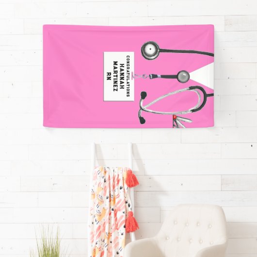 RN Nurse Graduation Party Banner (Insitu)