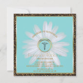 RN Nurse Graduation Party | Daisy Pinning Ceremony Kaart (Voorkant)