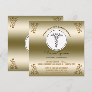 RN Nurse Graduation Party   Gold Pinning Ceremony Kaart