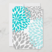 RN Nurse pinning ceremony nodigt turquoise uit Kaart (Achterkant)